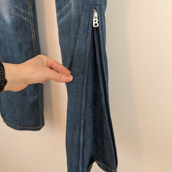 Bogner Malena Insulated Blue Jean Denim Look Ski Snow Pant 10 - Picture 4 of 15